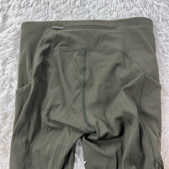 Lululemon Speed Up Crop (21") Dark Olive - Picture 6 of 7